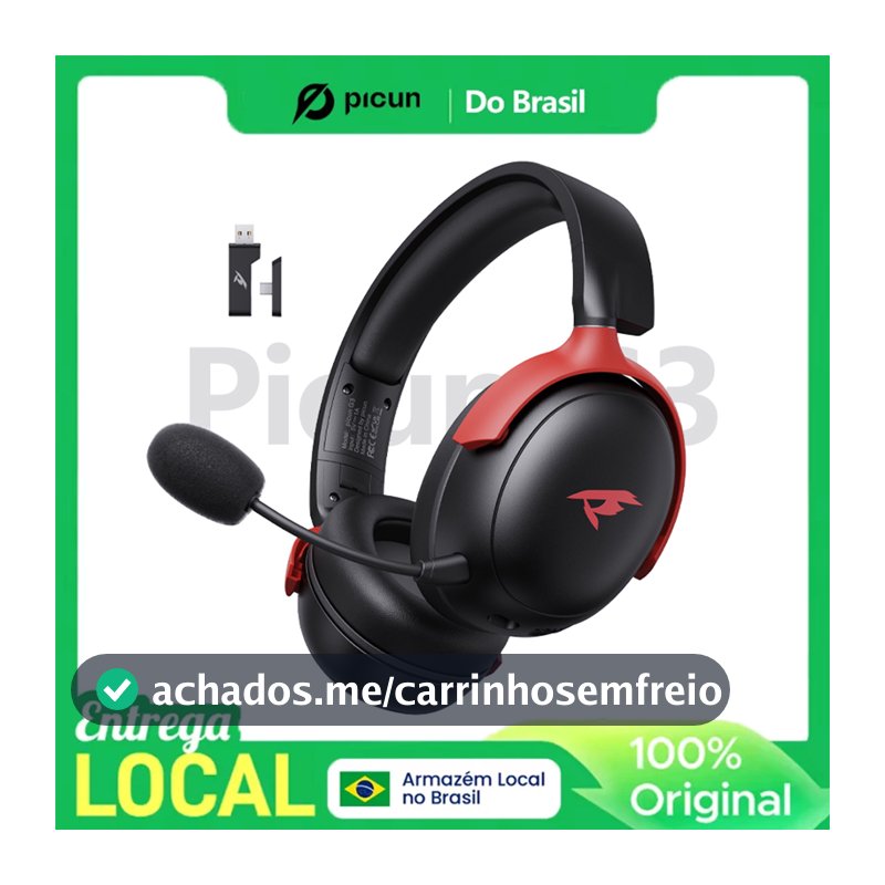Picun g3 gaming fone de ouvido sem fio com microfone over-ear fones de ouvido bluetooth 5.4 40mm driver 2.4g/sem fio/cabo fones de ouvido usb 65h