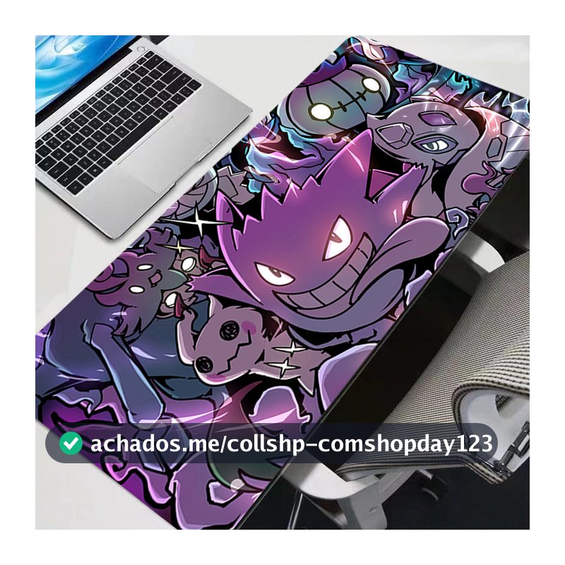 Mouse pad g-gengar computador portátil anime teclado mouse tapete grande mousepad teclados gamers decoracion tapete de mesa mouse pads