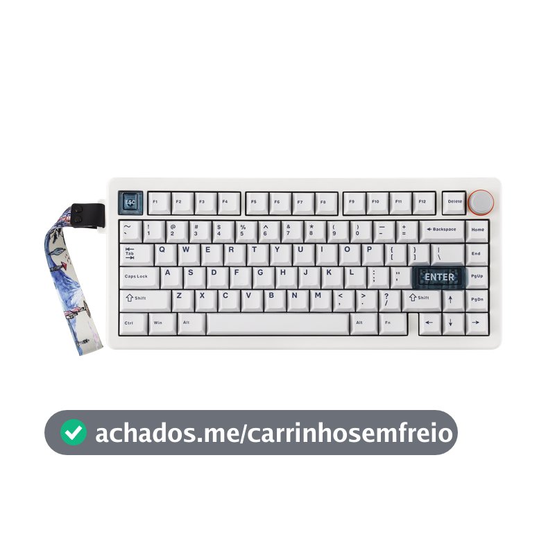 Teclado Mecânico CIDOO QK75 75% Sem Fio RGB